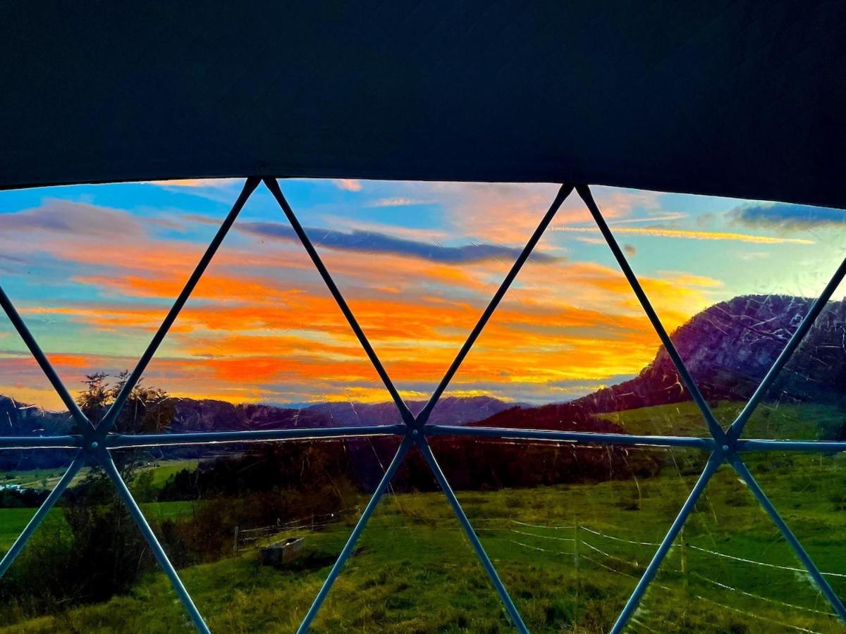 فندق Glamping Hohe Wand - Zelt Mit Sternenfenster Und Whirlpool Maiersdorf المظهر الخارجي الصورة