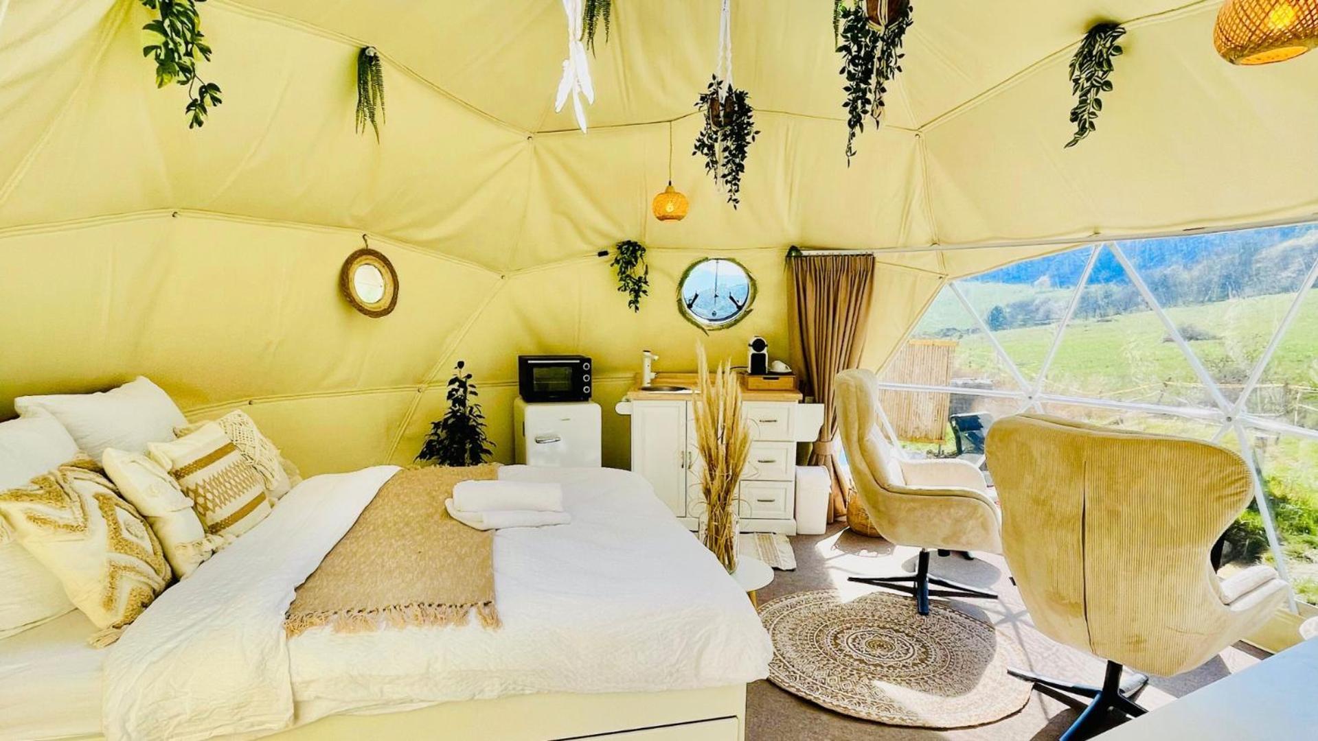 فندق Glamping Hohe Wand - Zelt Mit Sternenfenster Und Whirlpool Maiersdorf المظهر الخارجي الصورة